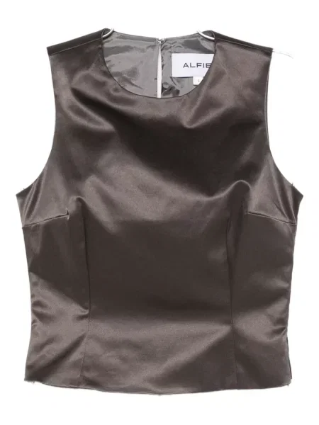 Satynowa podkoszulka Alfie szara