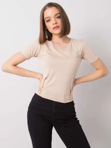 Bluză Fashionhunters bej