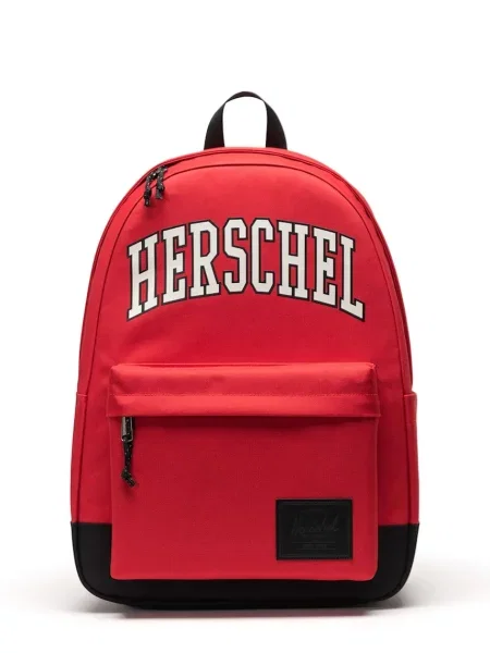 Однотонный классический большой рюкзак Herschel красный