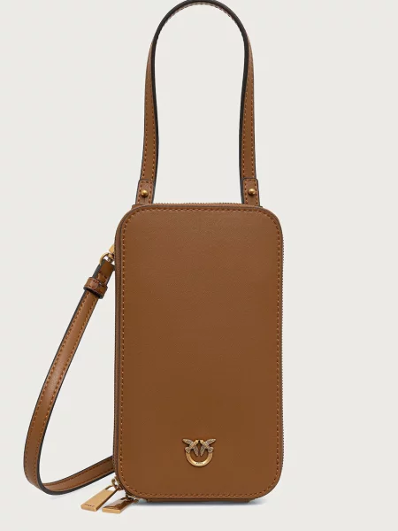Rucsac Pinko din piele maro