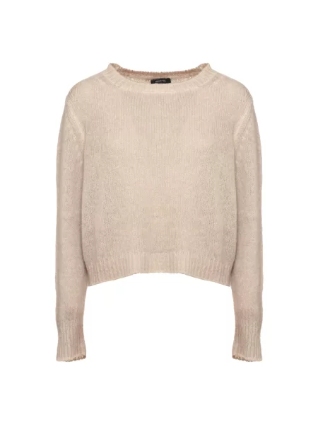 Sweter Avant Toi z kaszmiru beżowy