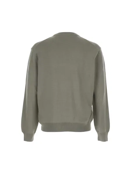 Sweter Maison Kitsune z wełny merino zielony