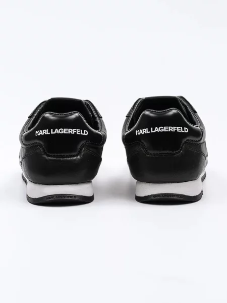 Кожаные кроссовки Karl Lagerfeld черные