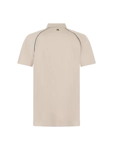 Koszulka polo Boss beżowa