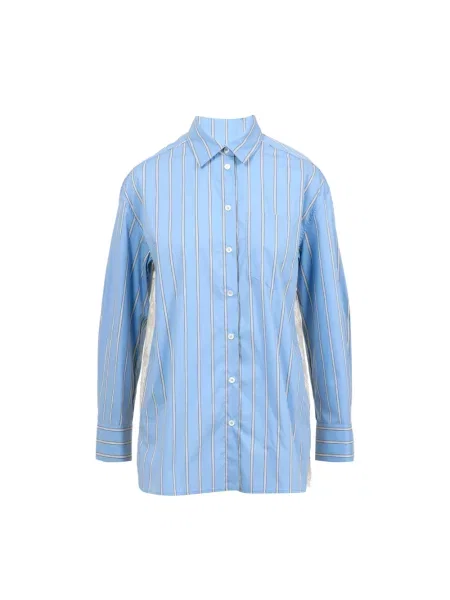 Koszula Semicouture w paski niebieska