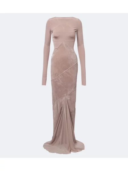 Rochie Rick Owens de catifea roz