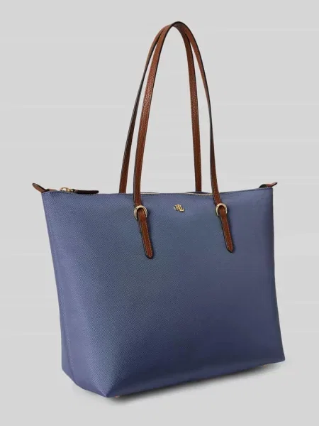 Lauren Ralph Lauren Torebka shopper niebieska