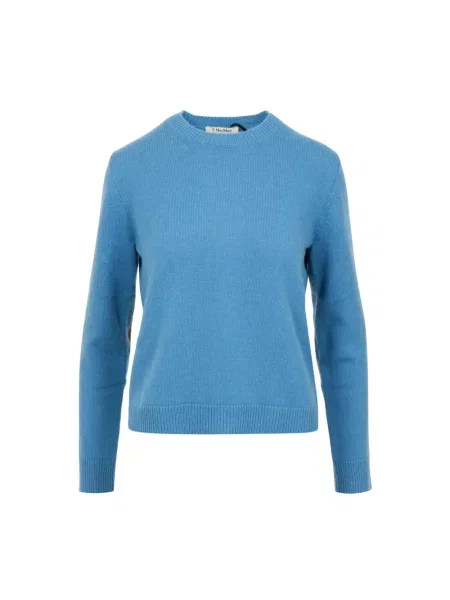 Sweter Max Mara wełniany niebieski