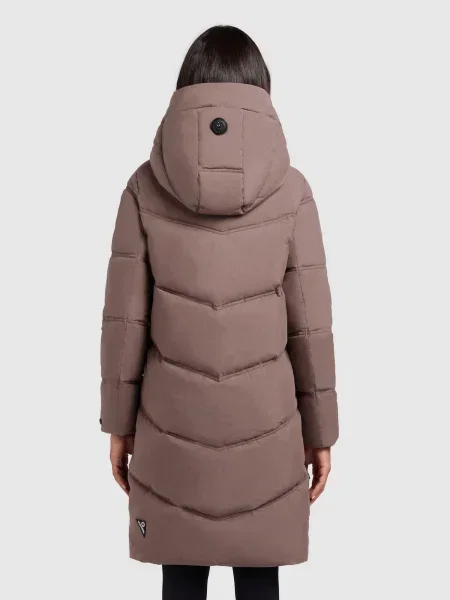 Khujo Zimný kabát Graya tmavošedá