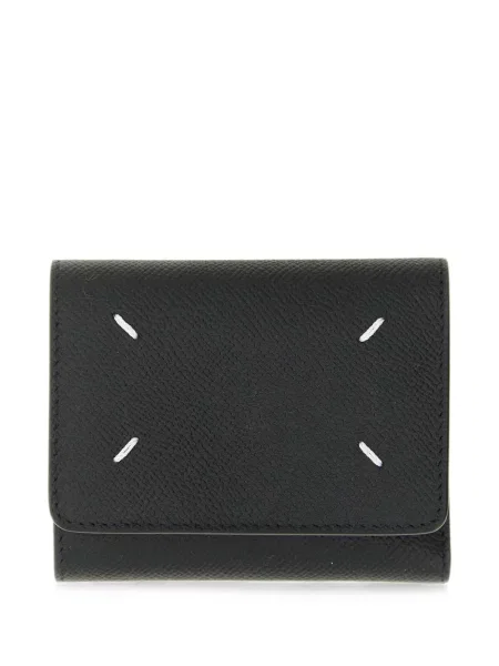 Portofel Maison Margiela din piele negru