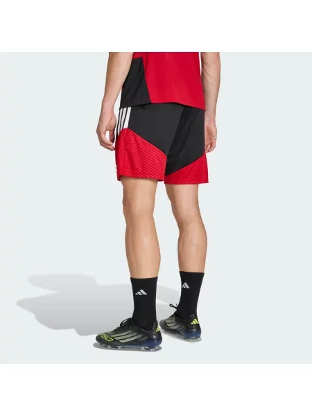 Koszulka Adidas z dżerseju na siłownię czerwona
