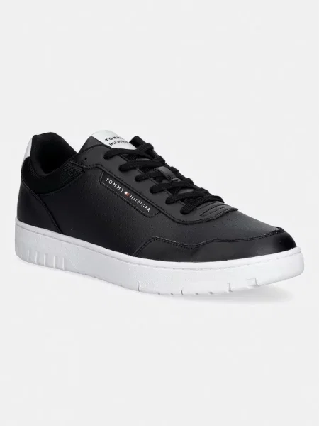 Tommy Hilfiger BASKET CORE LITE LTH sneakers pentru bărbați din piele negru