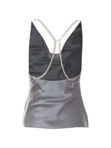 Top Patrizia Pepe de cristal gri