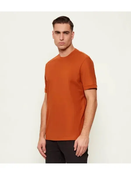 BOSS BLACK Tricou H-Thompson 55 | mercerizat negru