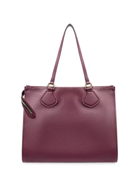 Geantă shopper Lancel din piele violet