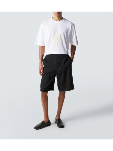 Tricou Jacquemus din jerseu alb