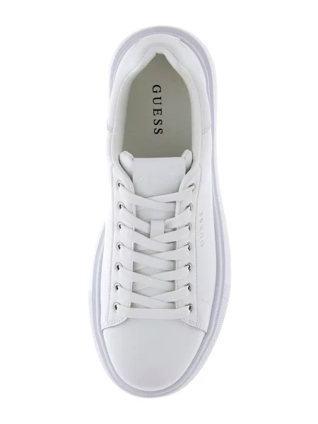 Sneakerși Guess alb