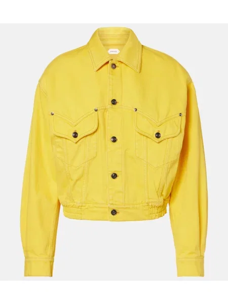 Geacă de blugi Versace galben
