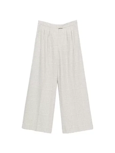 Pantaloni Liviana Conti în carouri