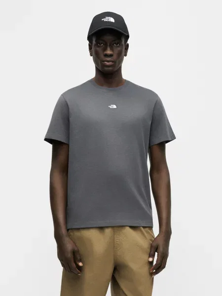 THE NORTH FACE Majica ESSENTIAL tamo siva