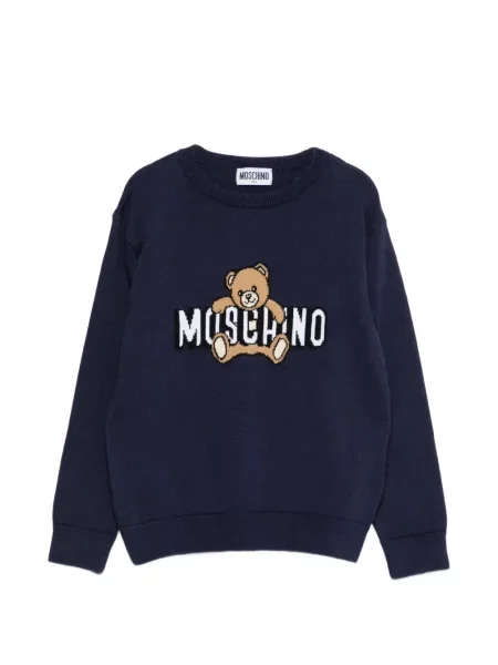Sweter dziecięcy Moschino niebieski