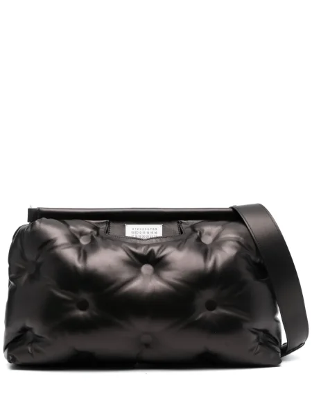 Geanta de piele Maison Margiela din piele negru