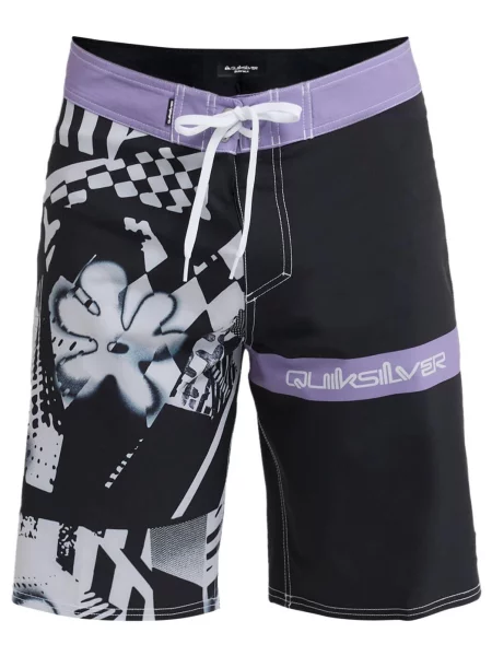 Szorty plażowe dla Mężczyzn SURFSILK STRAIGHT czarny