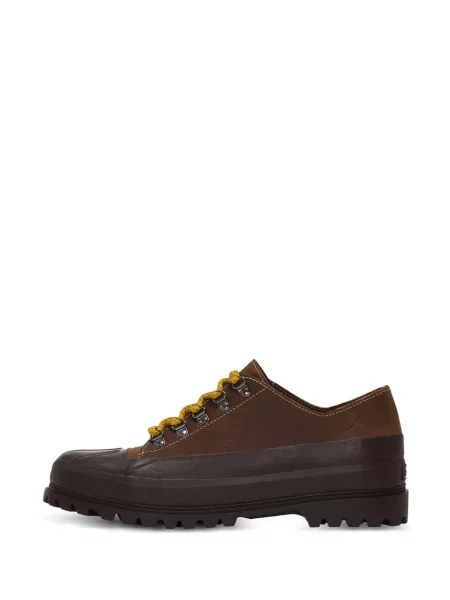 Botine Superga din piele maro