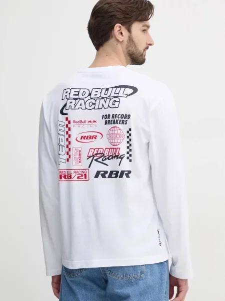 Тениска Red Bull Racing X Pepe Jeans с принт бяло