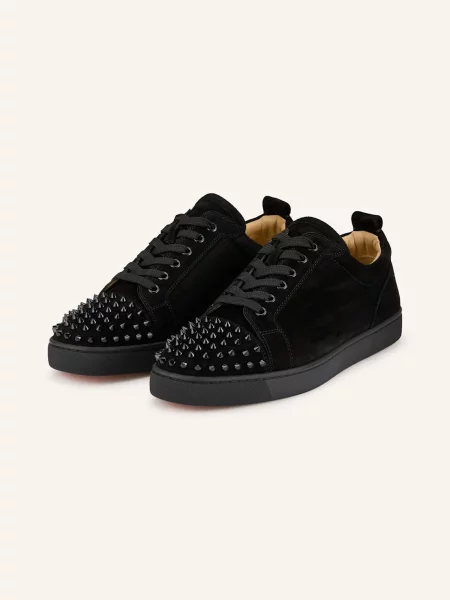 Sneakersy Christian Louboutin z ćwiekami czarne