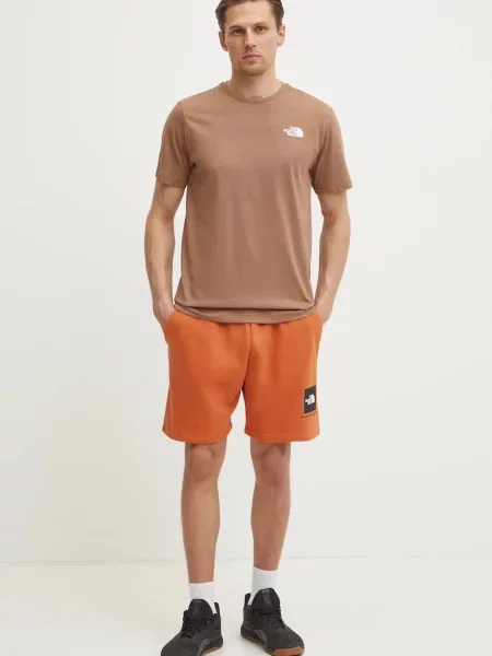 Kratka majica The North Face Redbox rjava