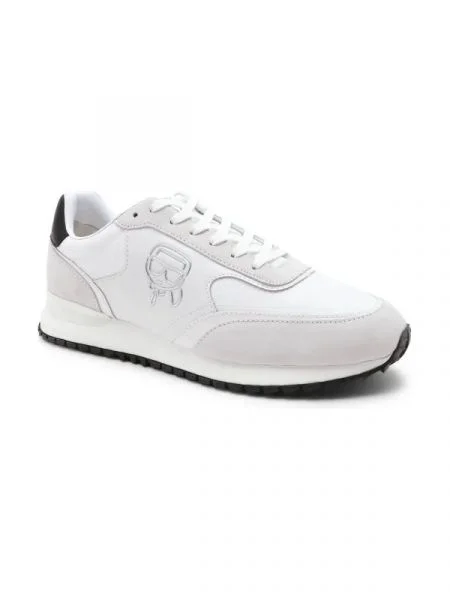 Karl Lagerfeld De piele sneakers VELOCITOR II Plexikonic alb
