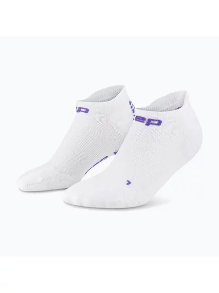 Șosete compresive pentru bărbați CEP Ultralight No Show white alb
