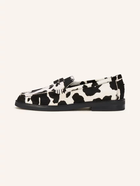Steve Madden Mokasyny Adison schwarz białe