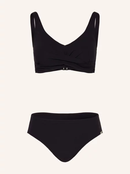 Charmline Bralette Bikini Wellness Essentials schwarz czarne