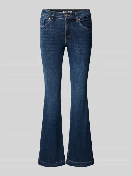 Jeansy o rozkloszowanym kroju bootcut z 5 kieszeni Only niebieskie