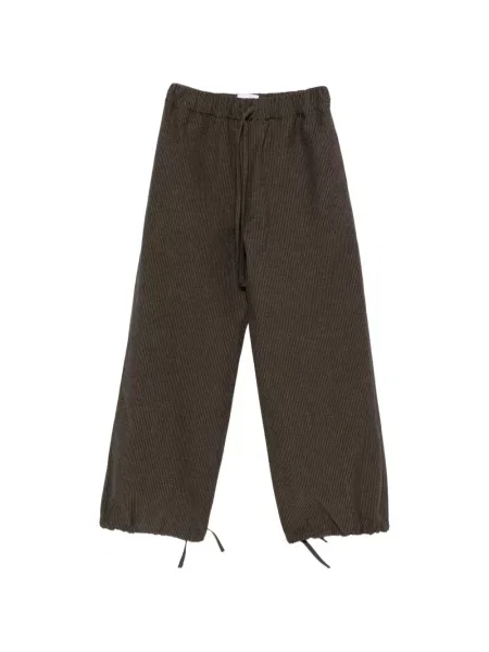 Pantaloni Sage Nation cu dungi maro