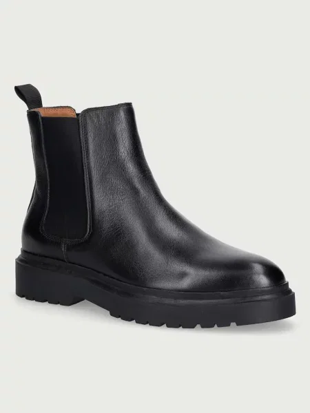 Steve Madden sztyblety skórzane Grandhike czarne