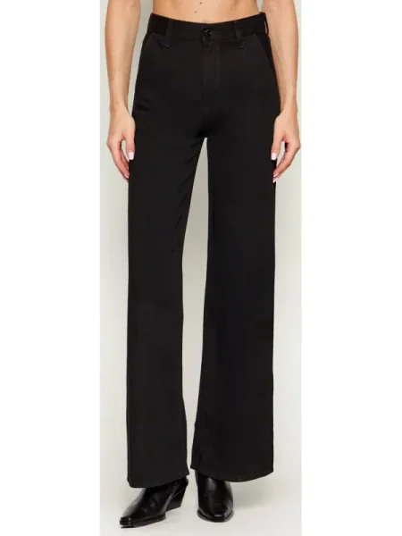 Calvin Klein Blugi TENCEL | Relaxed fit | high waist negru