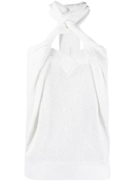 Top Givenchy tricotate alb