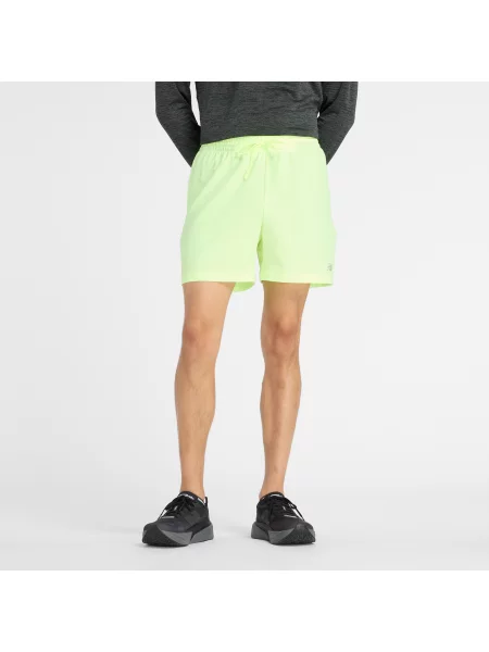 Spodenki do biegania New Balance Sport Essential 5" afterglow żółte