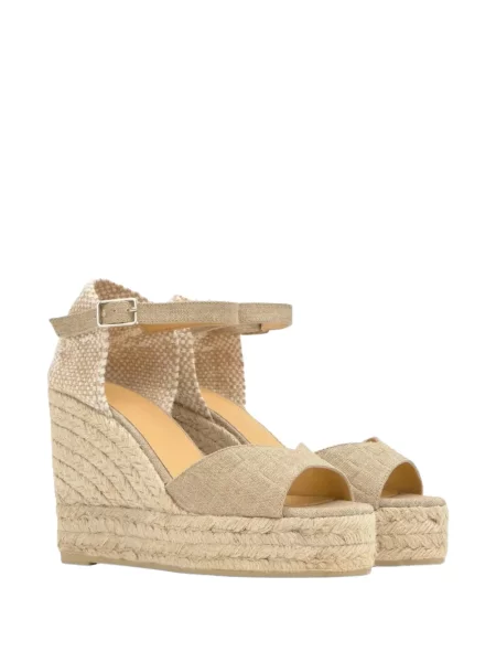 Espadrile Castaner cu pană cu cataramă
