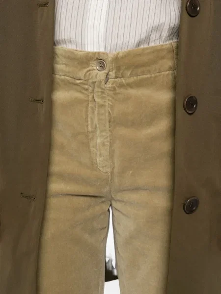 Pantaloni Aspesi de catifea cord verde