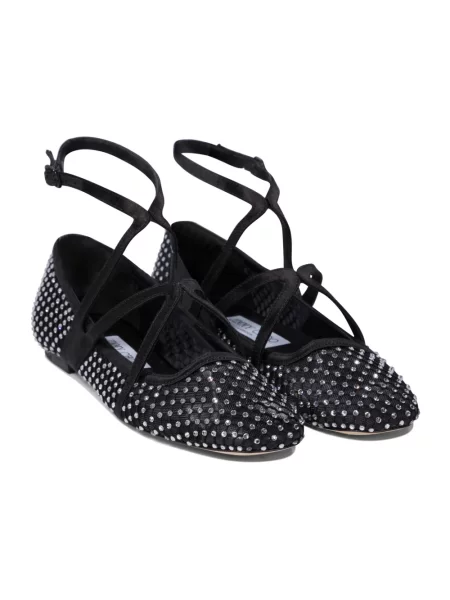 Balerinki Jimmy Choo skórzane czarne