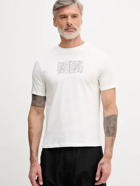 Armani Exchange Kratka majica bela