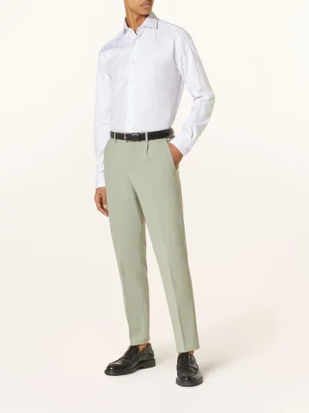 Paul Oblekové Kalhoty Extra Slim Fit světle zelená