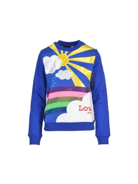 Bluza sportowa Love Moschino niebieska