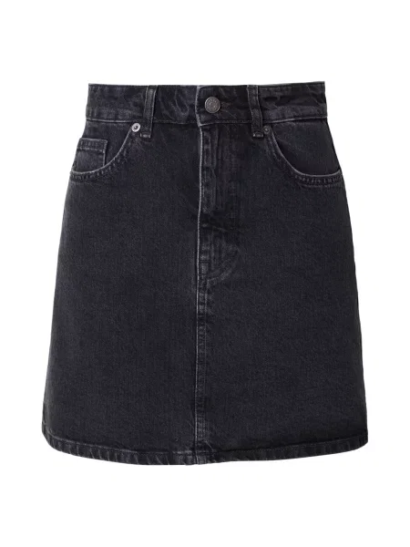 SELECTED FEMME Fustă SLFHARPER denim negru
