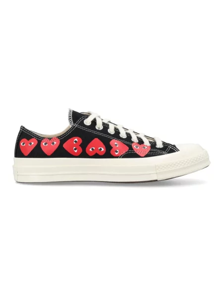 Sneakersy Converse z nadrukiem w serca czarne