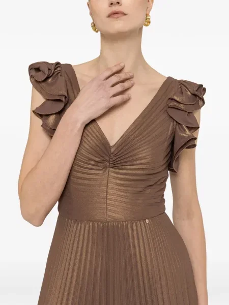 Rochie midi Nissa maro